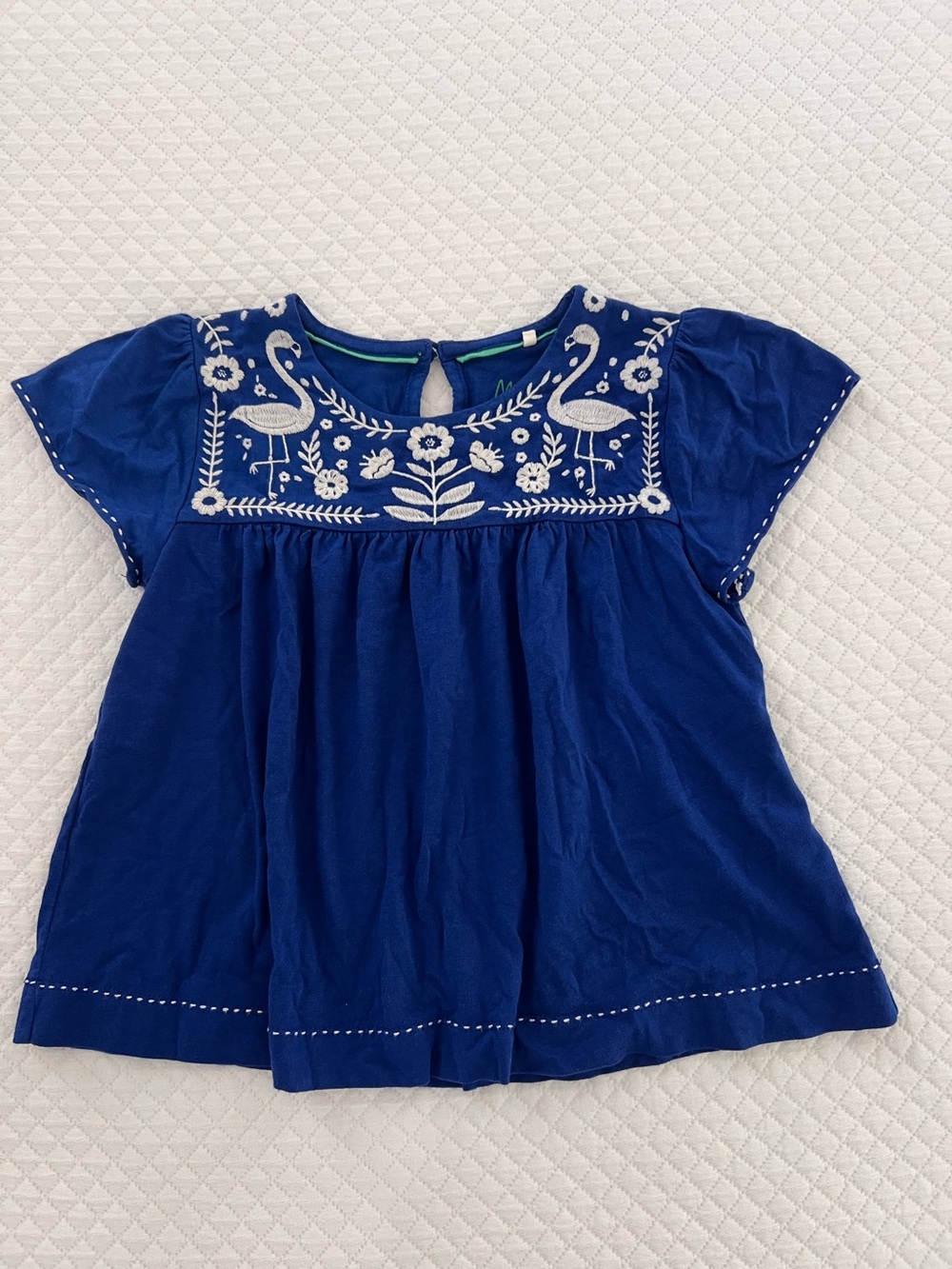 Mini Boden Embroidered Top